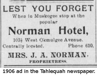 Norman Hotel Advertisement